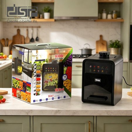 DSP Air Fryer & Vegetable Slicer | قلاية هوائية ومقطّعة خضار